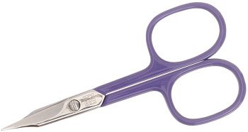 Ножницы маникюрные универсальные Dewal Beauty 326, фиолетовый, 9 см