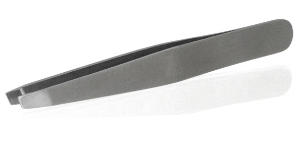 Фото Пинцет Weisen NGHM-003A скошенный, матовый, 9,5 см (Пинцеты для бровей)