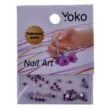 Стразы для дизайна ногтей Yoko Y STR 5, стекло